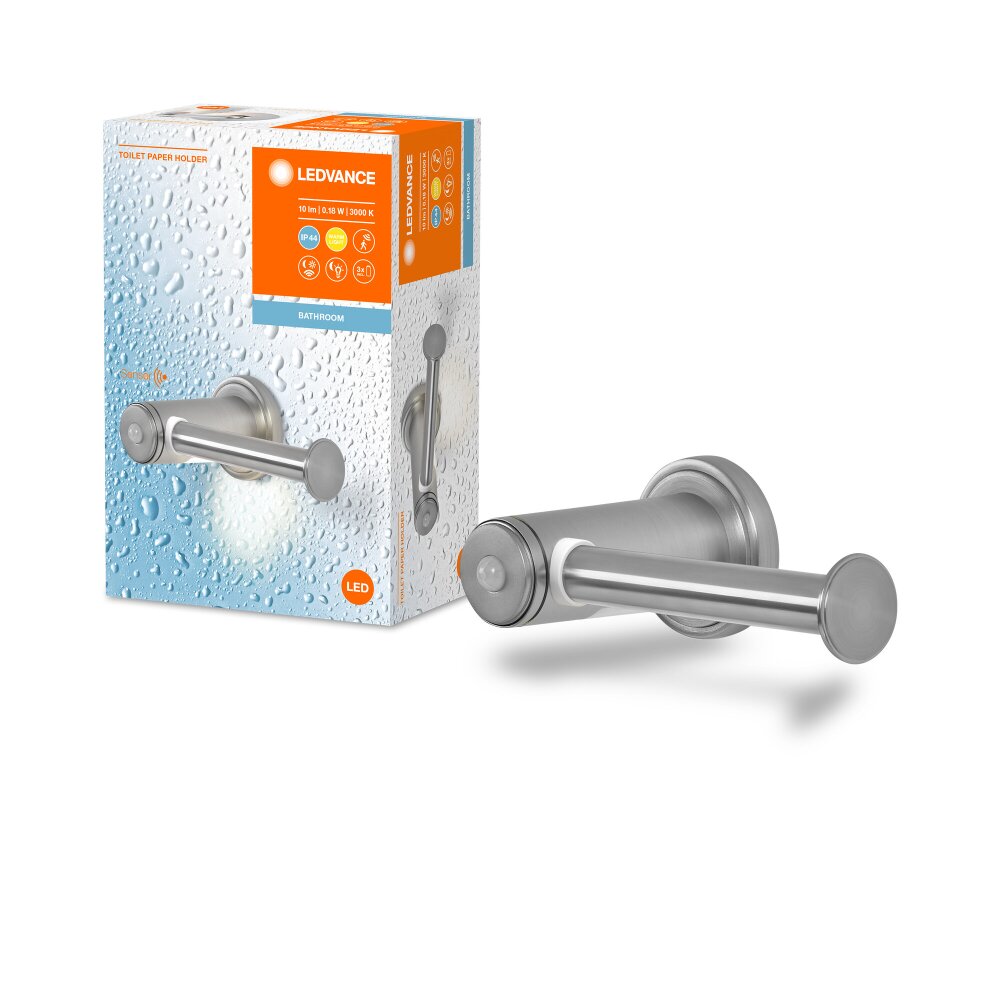 Lámparas Ledvance BATHROOM Lámpara de baño LED Plata, 1 luz, Sensor de movimiento main product photo