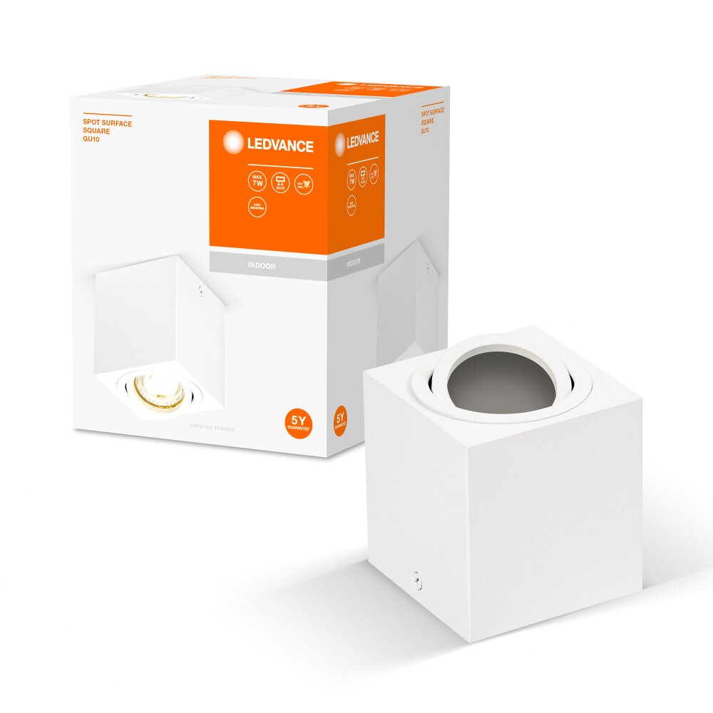 Lámparas Ledvance Surface Plafones y apliques / Lámparas de techo y pared Blanca, 1 luz main product photo