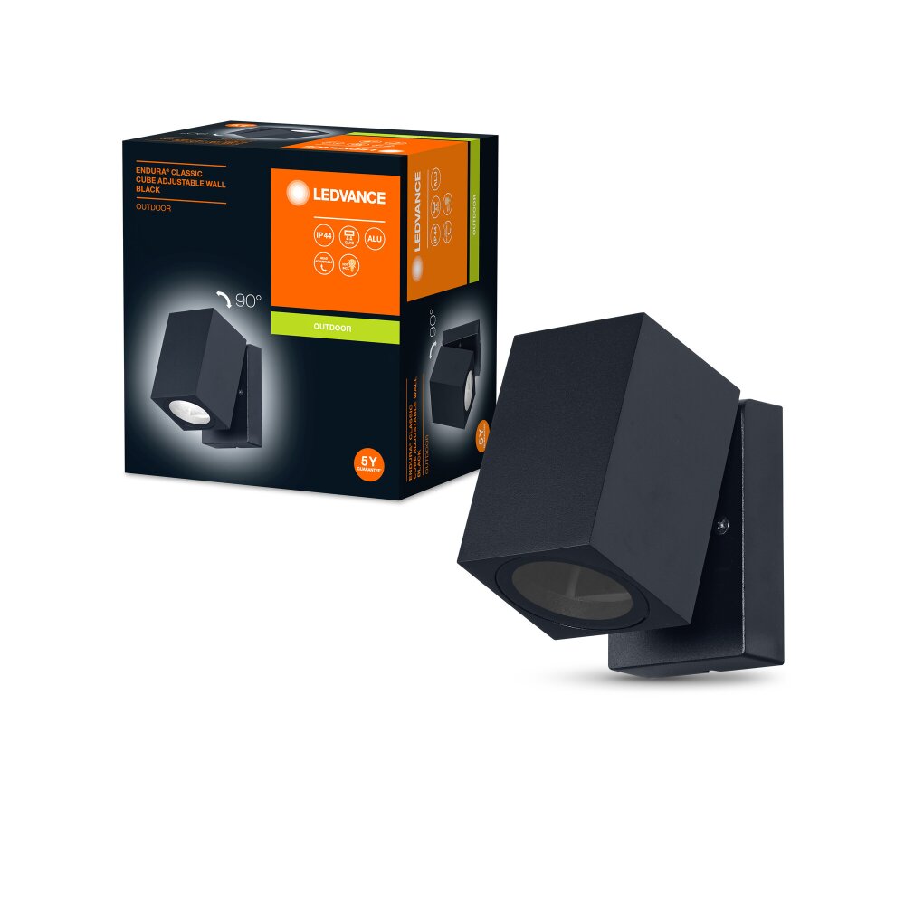 Lámparas Ledvance ENDURA Aplique de exterior Negro, 1 luz main product photo