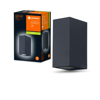 Lámparas Ledvance ENDURA Aplique de exterior Negro, 1 luz Lámparas Ledvance ENDURA Aplique de exterior Negro, 1 luz