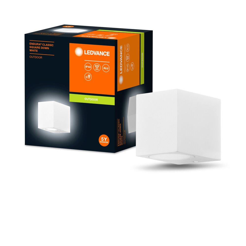 Lámparas Ledvance ENDURA Aplique de exterior Blanca, 1 luz main product photo