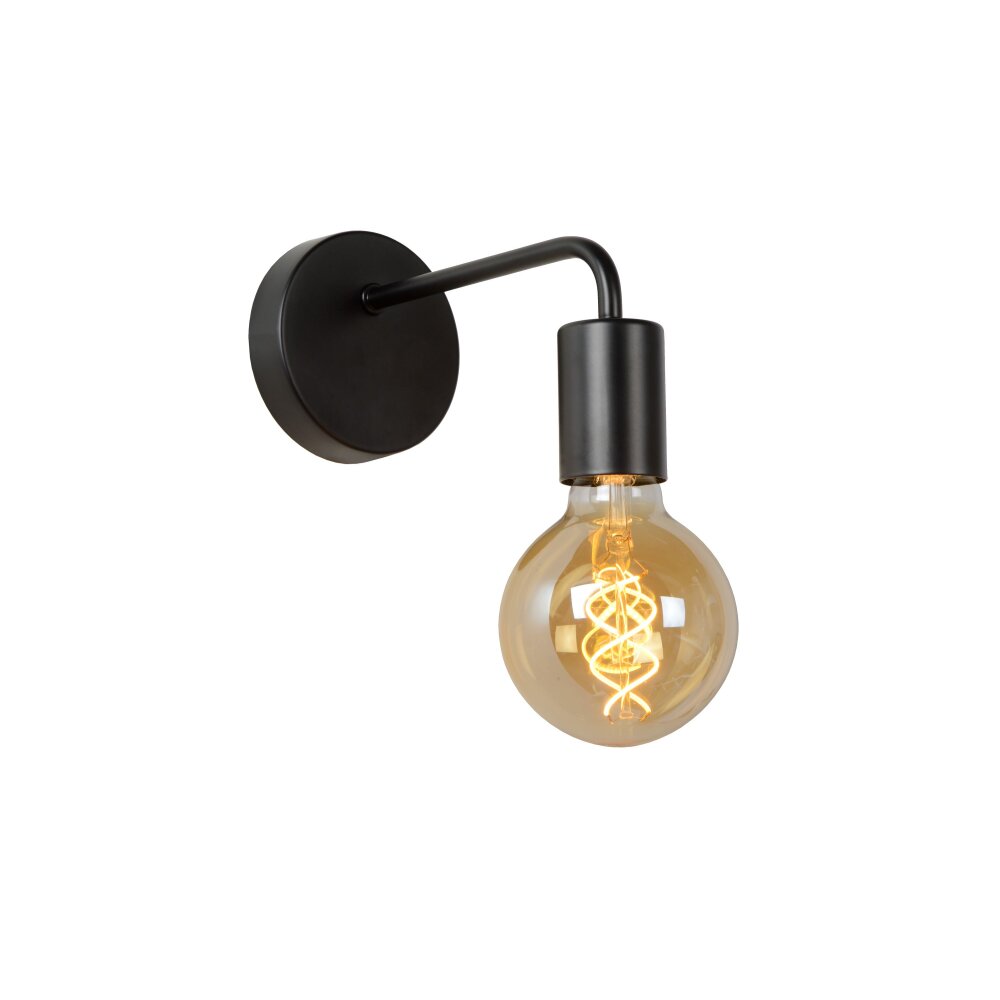 Lucide SCOTT Aplique Negro, 1 luz main product photo
