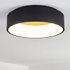 Kampal Lámpara de Techo LED Negro, 1 luz