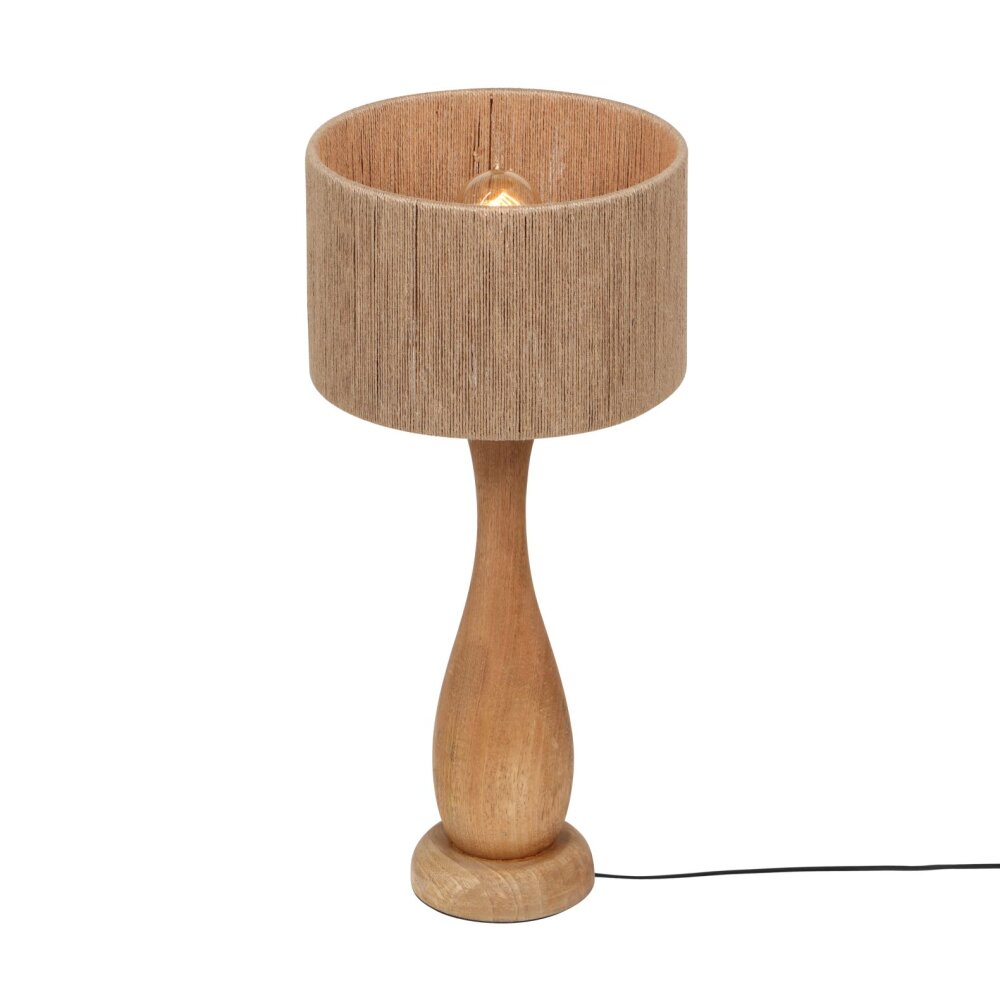 Lámparas Trio TOBA Lámparas de mesa Madera clara, 1 luz main product photo