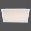 Leuchten-Direkt STARRYFLAT Lámpara de Techo LED Blanca, 1 luz, Mando a distancia