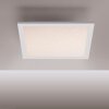 Leuchten-Direkt STARRYFLAT Lámpara de Techo LED Blanca, 1 luz, Mando a distancia