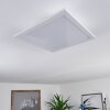 Cambote Lámpara de Techo LED Blanca, 1 luz, Mando a distancia