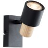 Lámparas Brilliant Pini focos de pared Negro, 1 luz