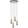 Lámparas Brilliant Cadiz Lámparas colgantes Negro, 4 luces