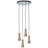 Lámparas Brilliant Cadiz Lámparas colgantes Negro, 4 luces