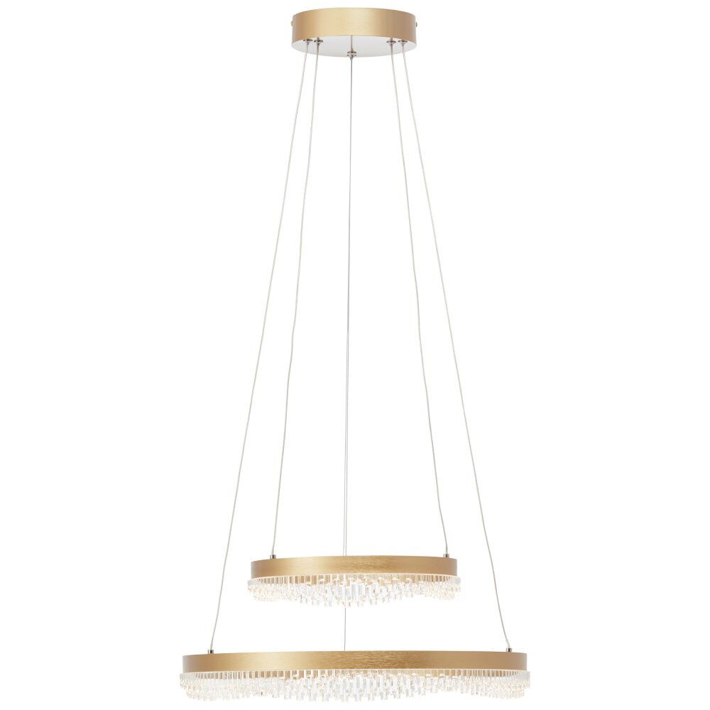 Lámparas Brilliant Aurora Lámparas colgantes LED dorado, 1 luz, Mando a distancia main product photo