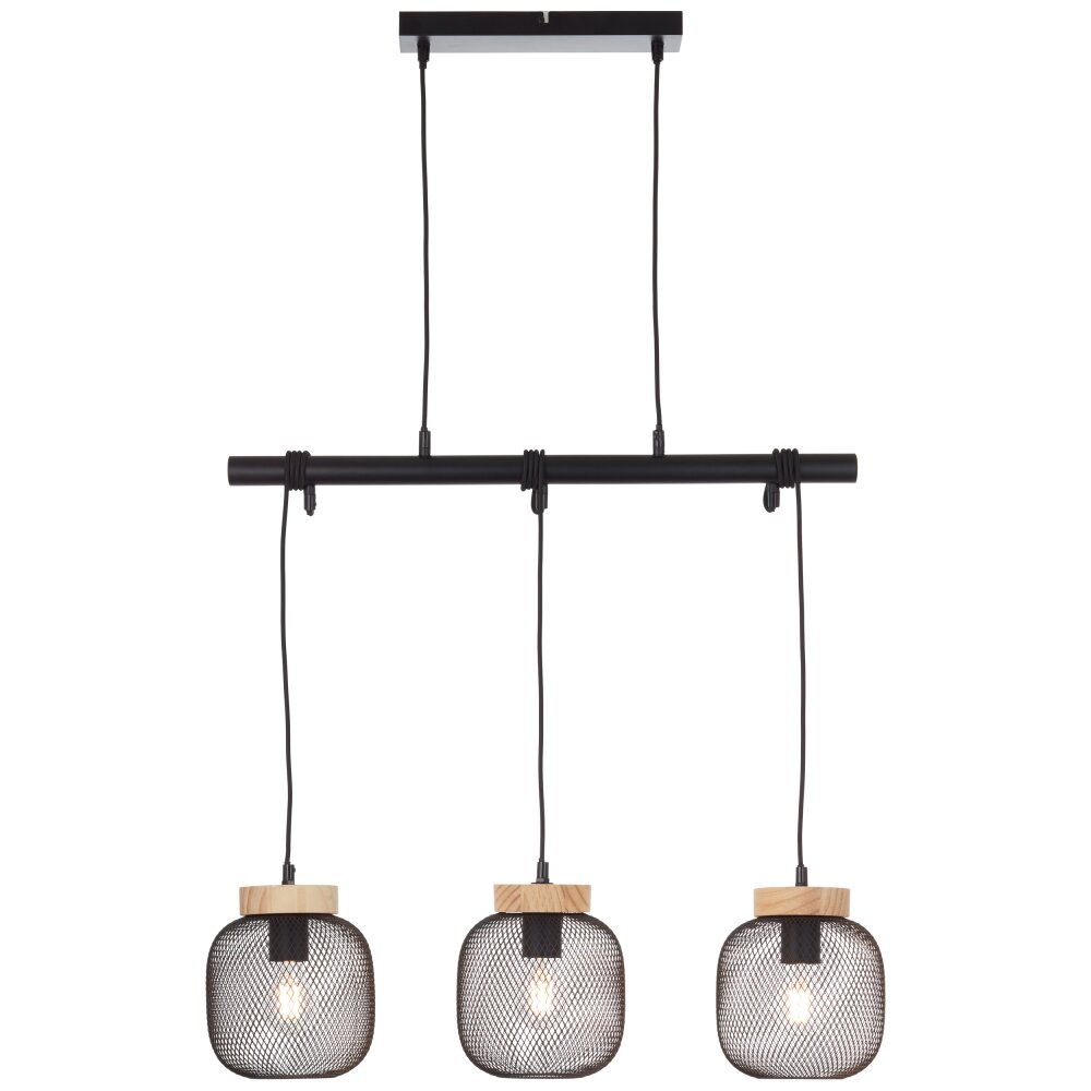 Lámparas Brilliant Giada Lámparas colgantes Negro, 3 luces main product photo