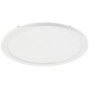 Lámparas Brilliant Briston Plafones LED Blanca, 1 luz, Mando a distancia