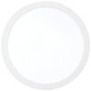 Lámparas Brilliant Briston Plafones LED Blanca, 1 luz, Mando a distancia