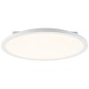 Lámparas Brilliant Briston Plafones LED Blanca, 1 luz, Mando a distancia