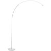 Lámparas Brilliant Bow Lámpara de pie, Lámparas de pie tipo arco LED Plata, 1 luz