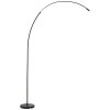 Lámparas Brilliant Bow Lámpara de pie, Lámparas de pie tipo arco LED Negro, 1 luz