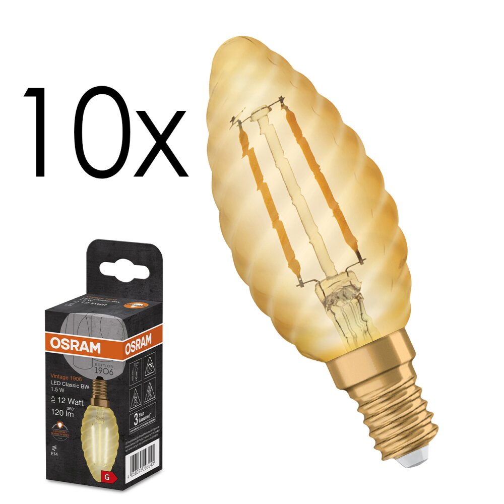 E14 LED 1.5 Watt blanco cálido 120 Lumen main product photo
