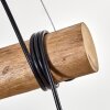 Koyoto Lámparas suspendidas, Luminarias esféricas, Lámparas colgantes Crudo, Negro, 3 luces