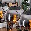 Gastor Lámparas suspendidas, Luminarias esféricas, Lámparas colgantes Cromo, Ahumado, 4 luces