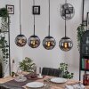 Gastor Lámparas suspendidas, Luminarias esféricas, Lámparas colgantes Ahumado, 4 luces