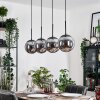 Gastor Lámparas suspendidas, Luminarias esféricas, Lámparas colgantes Ahumado, 4 luces