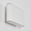 Paranhas Aplique de exterior, Lámpara de baño, Lámpara Up & Down, Apliques Blanca, 1 luz