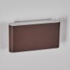 Paranhas Aplique de exterior, Lámpara de baño, Lámpara Up & Down, Apliques Color óxido, 1 luz