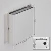 Gamas Aplique de exterior, Lámpara de baño, Lámpara Up & Down, Apliques Blanca, 1 luz