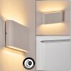 Gamas Aplique de exterior, Lámpara de baño, Lámpara Up & Down, Apliques Blanca, 1 luz