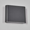 Gamas Aplique de exterior, Lámpara de baño, Lámpara Up & Down, Apliques LED Antracita, 1 luz