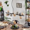 Chehalis Lámparas suspendidas, Luminarias esféricas, Lámparas colgantes Colores ámbar, Ahumado, 10 luces