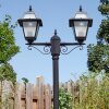 Fornelos Iluminación exterior, Candelabro, Iluminación de caminos Negro, 2 luces