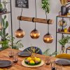 Koyoto Lámparas suspendidas, Luminarias esféricas, Lámparas colgantes Crudo, Negro, 3 luces