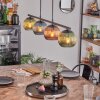 Koyoto Lámparas suspendidas, Luminarias esféricas, Lámparas colgantes Azul, Verde, Color cobre, 4 luces