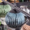 Koyoto Lámparas suspendidas, Luminarias esféricas, Lámparas colgantes Azul, Verde, Color cobre, 4 luces