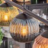 Koyoto Lámparas suspendidas, Luminarias esféricas, Lámparas colgantes Azul, Verde, Color cobre, 4 luces