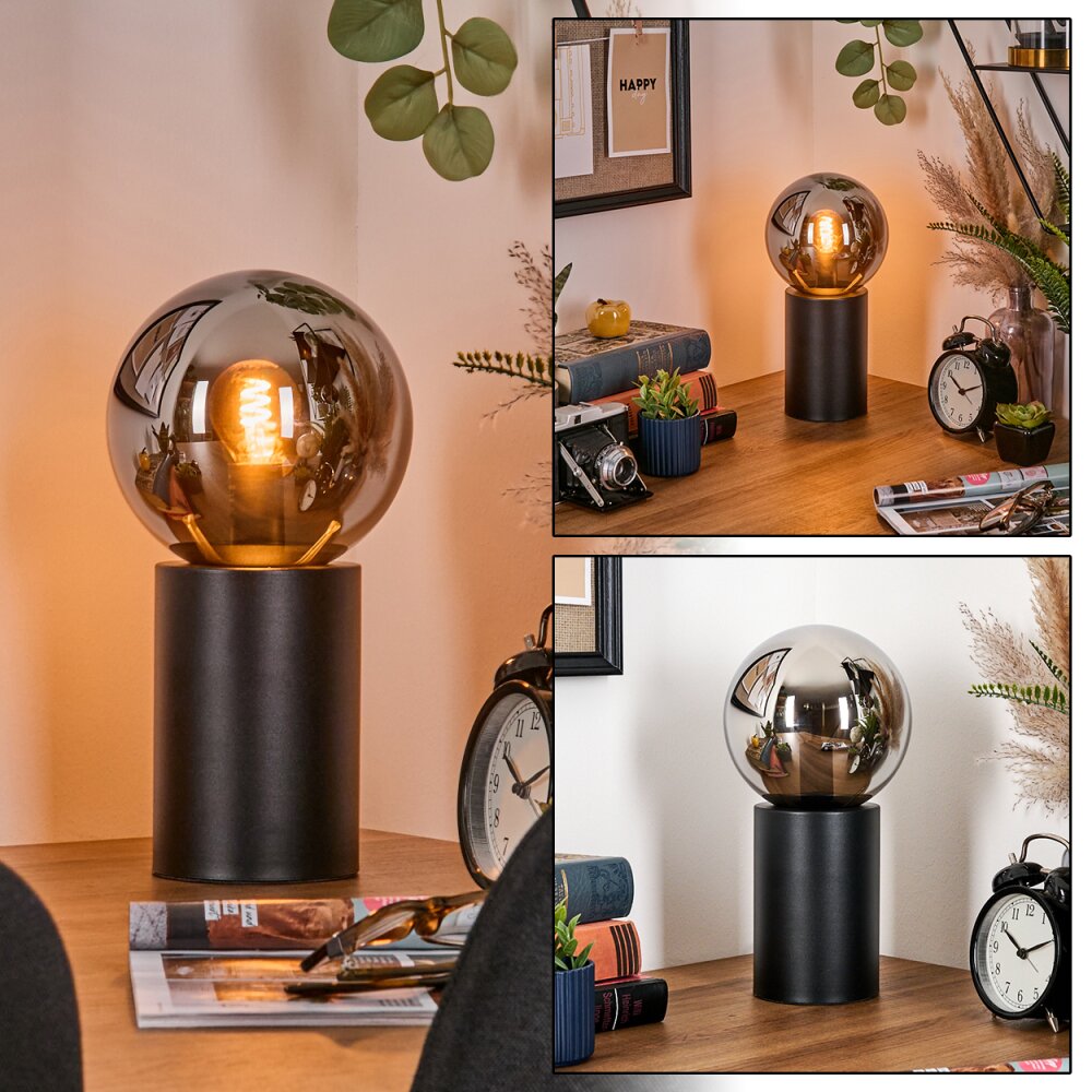 Gastor Luminarias esféricas, Lámparas de escritorio, Lámparas de mesa Cromo, Ahumado, 1 luz main product photo