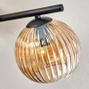 Koyoto Plafones, Luminarias esféricas Colores ámbar, 4 luces
