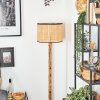 Ramila Lámpara de pie Crudo, Negro, 1 luz