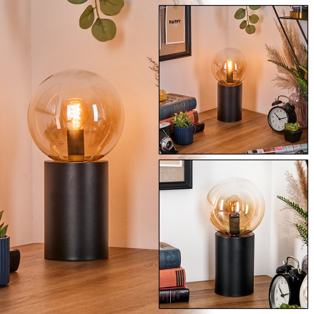 Gastor Luminarias esféricas, Lámparas de escritorio, Lámparas de mesa Colores ámbar, Transparente, 1 luz main product photo