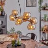 Koyoto Lámparas suspendidas, Luminarias esféricas, Lámparas colgantes Colores ámbar, Ahumado, 8 luces
