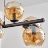 Koyoto Lámparas suspendidas, Luminarias esféricas, Lámparas colgantes Colores ámbar, Ahumado, 8 luces