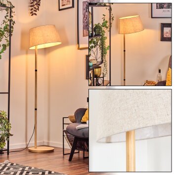 Bassagoda Lámpara de pie Crudo, 1 luz Bassagoda Lámpara de pie Crudo, 1 luz