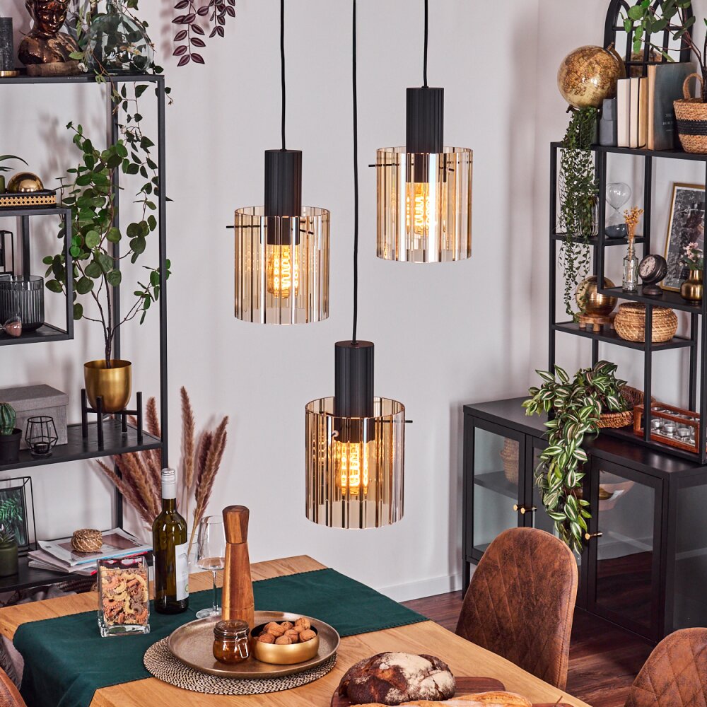 Vireda Lámparas suspendidas, Lámparas colgantes Antracita, 3 luces main product photo