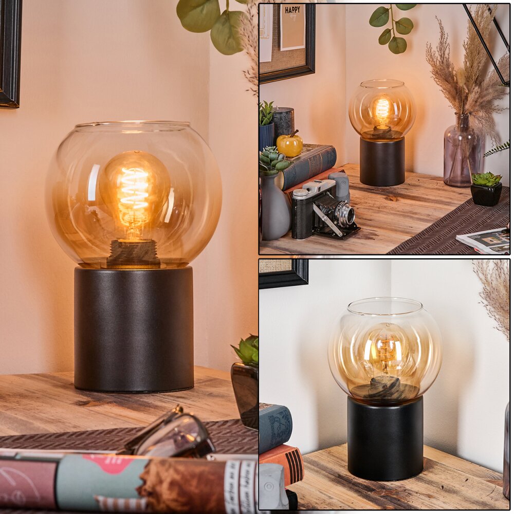 Koyoto Luminarias esféricas, Lámparas de escritorio, Lámparas de mesa Colores ámbar, Transparente, 1 luz main product photo