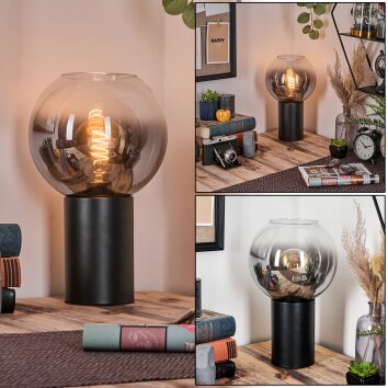 Koyoto Luminarias esféricas, Lámparas de escritorio, Lámparas de mesa Transparente, Ahumado, 1 luz