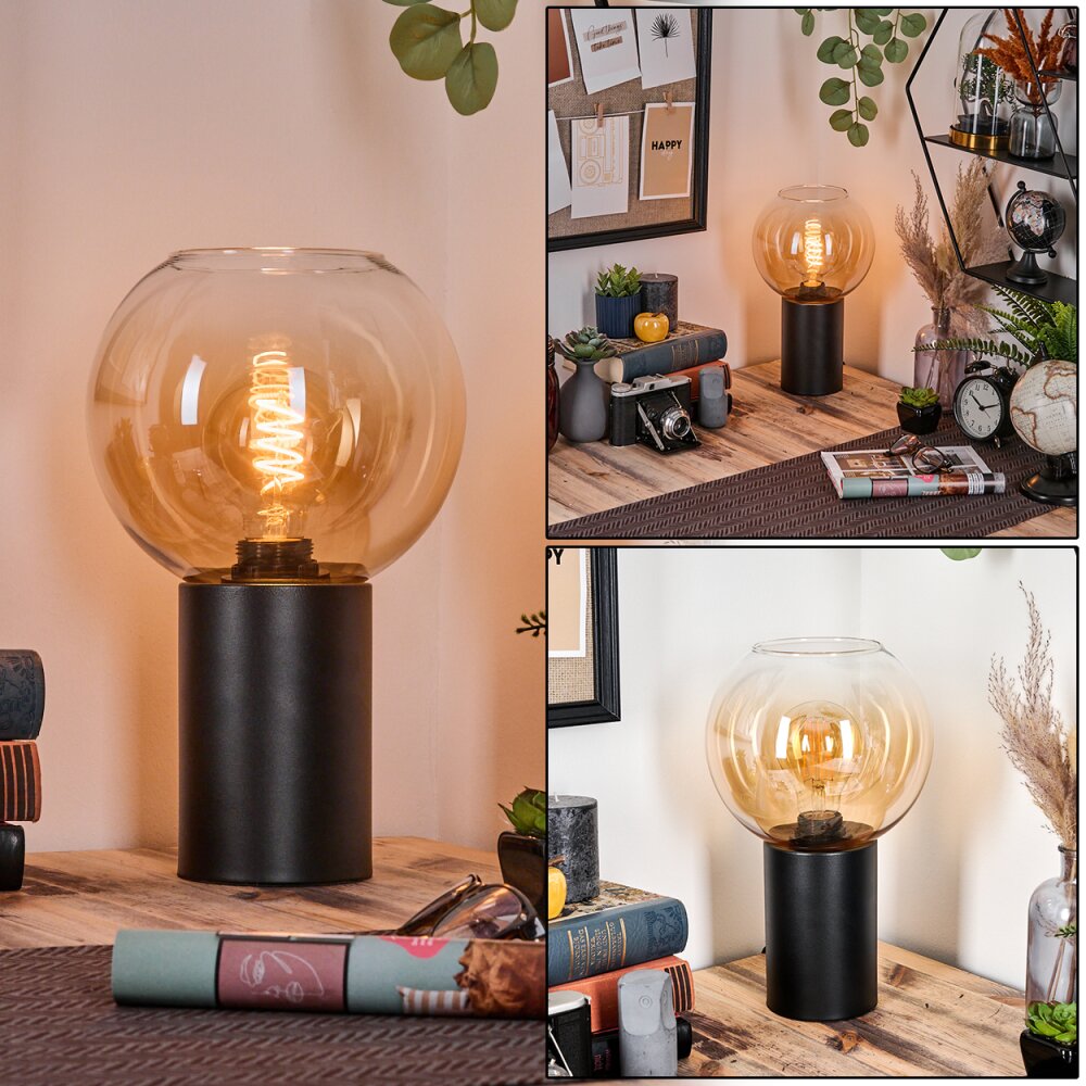 Koyoto Luminarias esféricas, Lámparas de escritorio, Lámparas de mesa Colores ámbar, Transparente, 1 luz main product photo