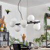 Koyoto Lámparas suspendidas, Luminarias esféricas, Lámparas colgantes Blanca, 8 luces