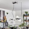 Koyoto Lámparas suspendidas, Luminarias esféricas, Lámparas colgantes Blanca, 8 luces